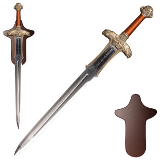 All Sword Replicas 11 Detailed steel hilt of the 39-inch Conan the Barbarian Father's sword replica