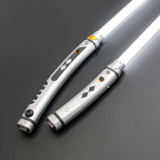 Ahsoka Tano Rebels Lightsaber Set | Dual White Lightsabers