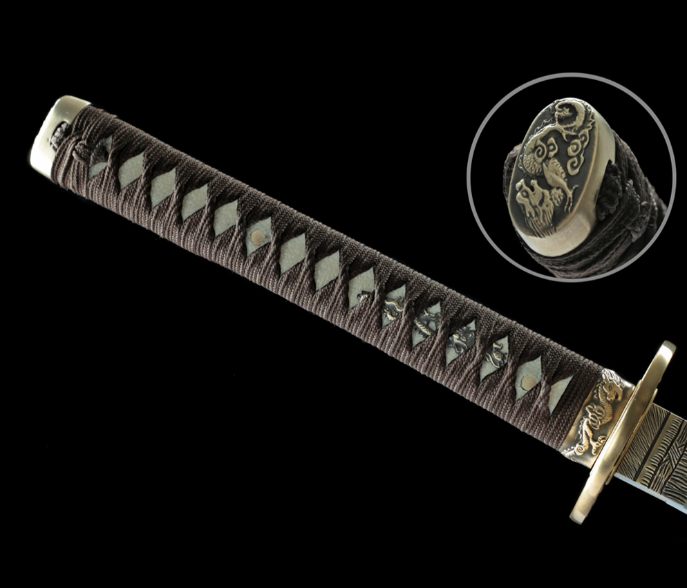 Obsidian Kin-Ryu | Hand Forged Gold Samurai Sword and Katana 2 Obsidian Kin-Ryu | Hand Forged Gold Samurai Sword and Katana - Image 2